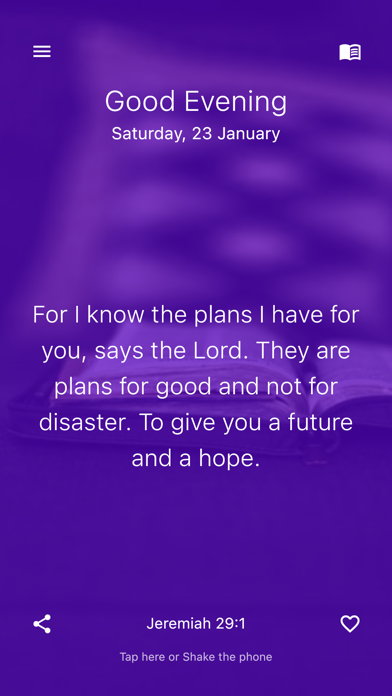 Screenshot #1 pour Bible - Inspiration Quotes