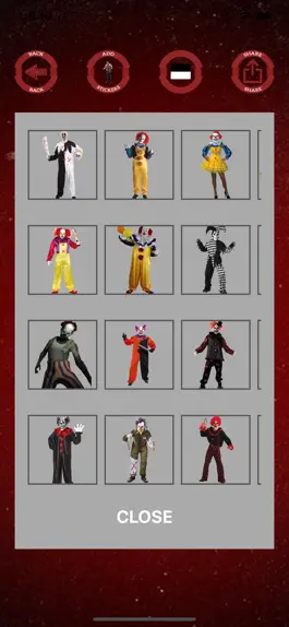Game screenshot Evil clowns - photo stickers apk