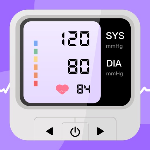 Healthy Life: BP Track Pulse Icon