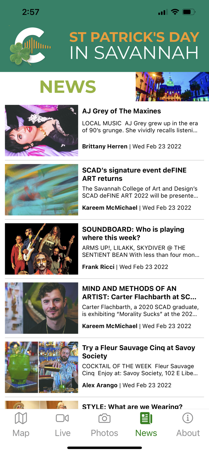 St. Patricks Day in Savannah