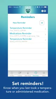 vicks smarttemp thermometer iphone screenshot 4