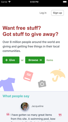 Trash Nothing + Freecycle screenshot 1