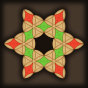 Hard Wood Puzzle. Triangle