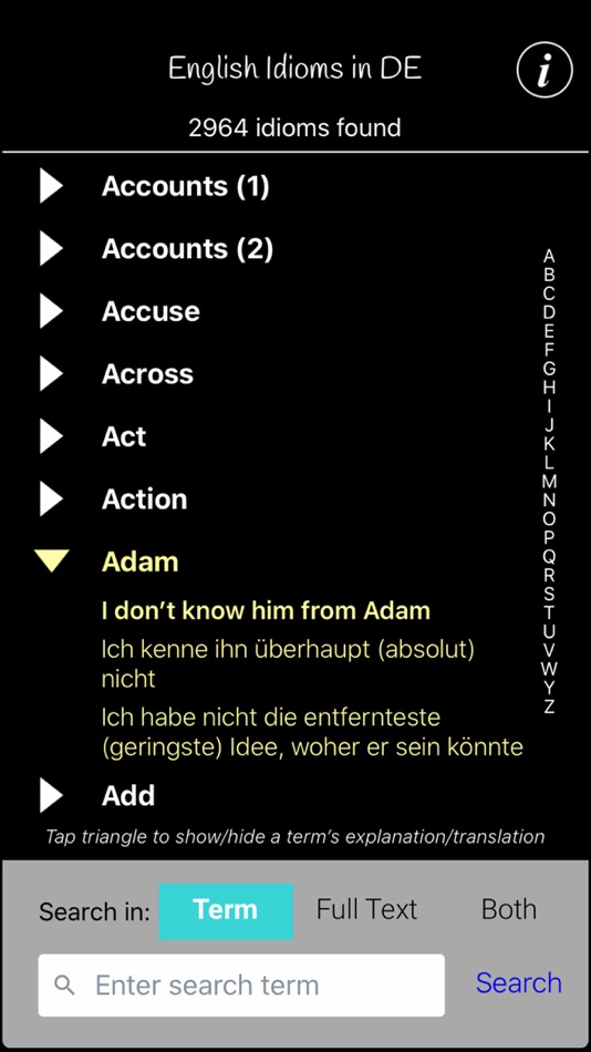 #2. English Idioms in DE (iOS) By: I.M.D. Publicacion C.A.