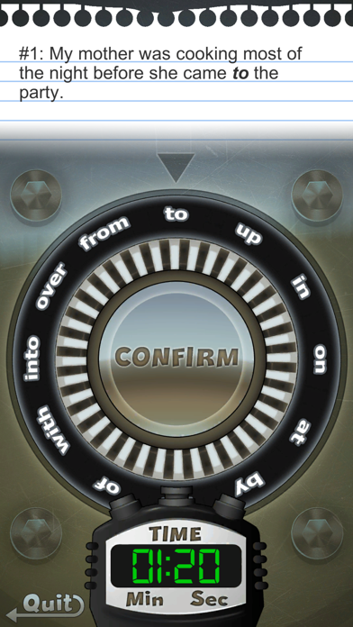 IELTS Preposition Safecracker Screenshot