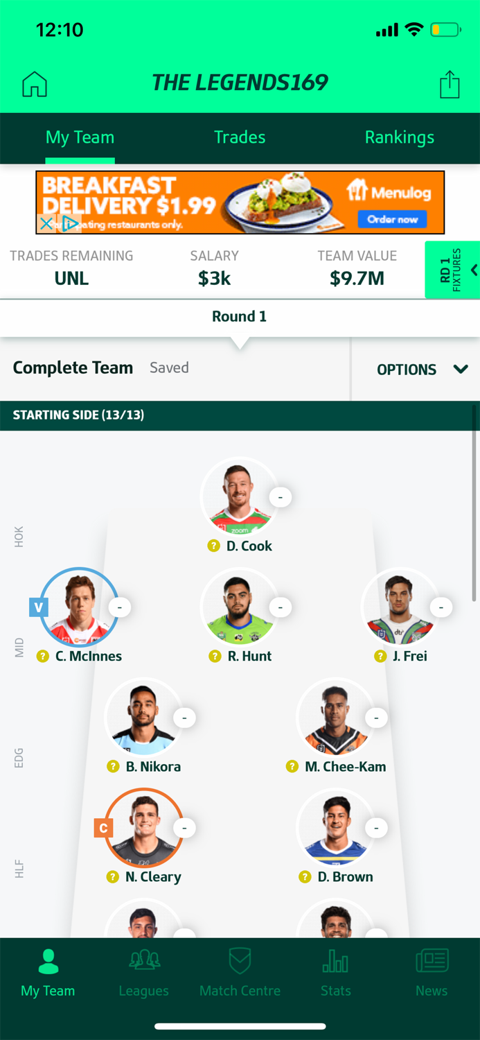 NRL Fantasy