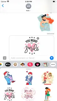 i love you more stickers iphone screenshot 2