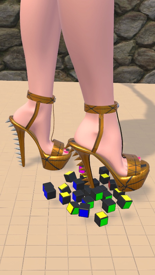 #6. Shoe Crushing! Satisfying Art (iOS) 由: Shanze Shafique