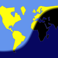 Day and Night Map