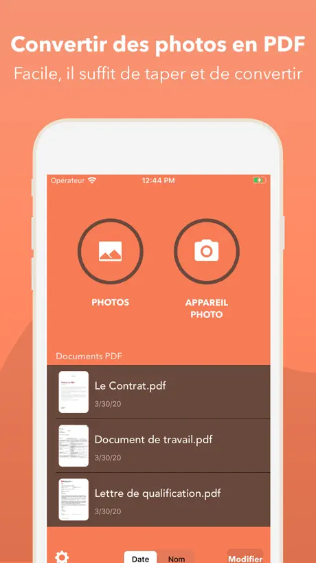 Convertisseur Photos en PDF