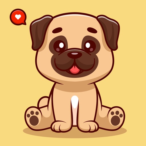 Pomeranian Puppy Stickers Cute icon