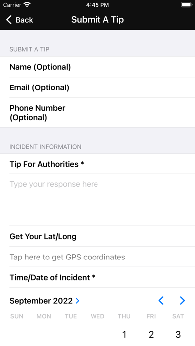 Columbus County Sheriff Screenshot