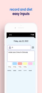 weight calendar - daily track screenshot #3 for iPhone