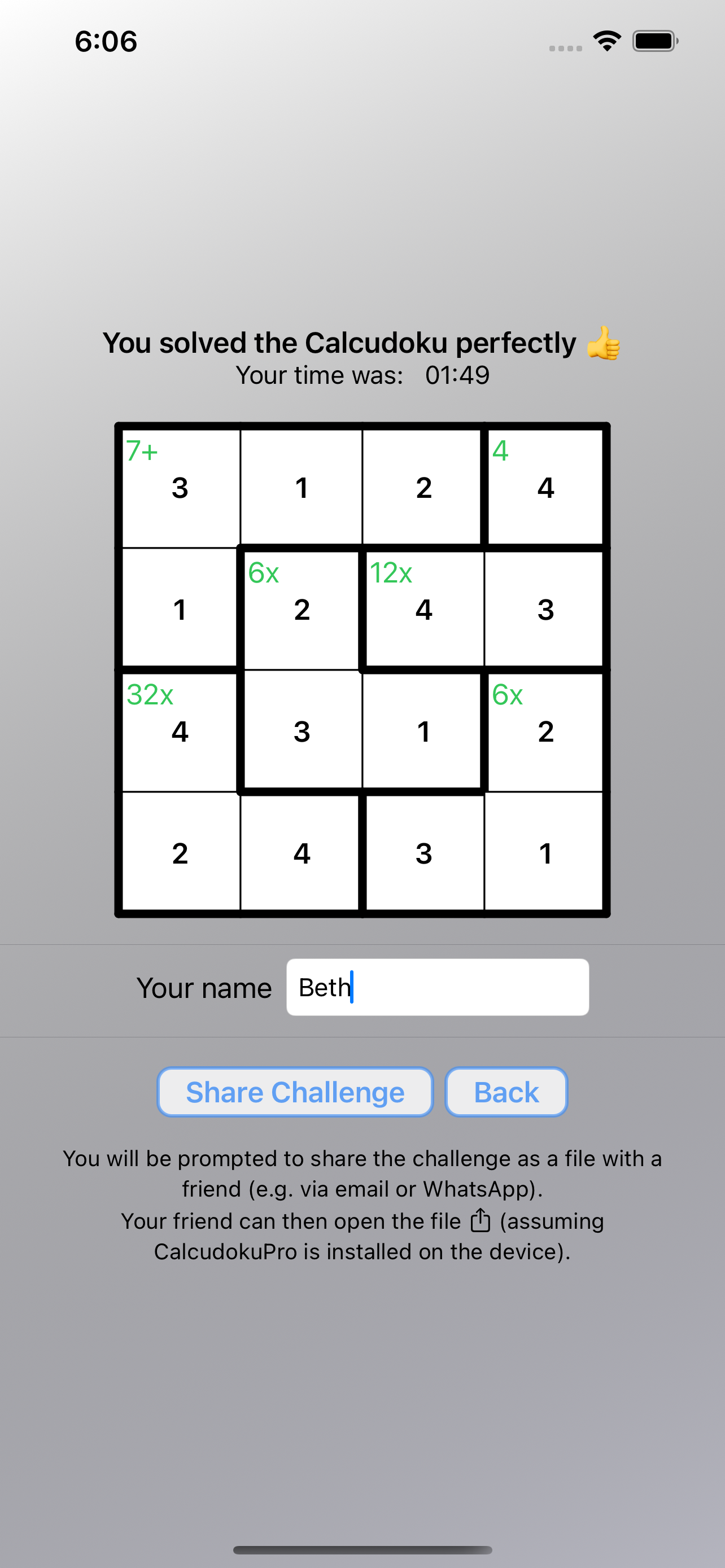 Calcudoku Puzzle