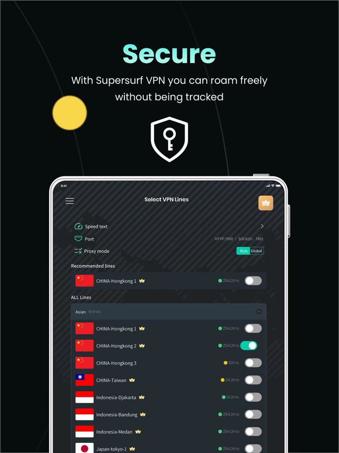 SuperSurf VPN -Fast and Safe VPN