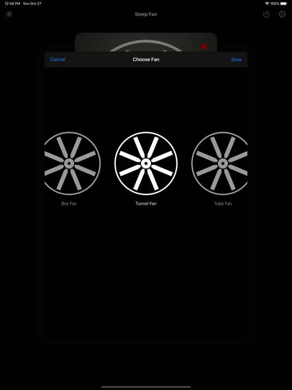 BedTime Sleep Fan Sounds iPad screenshot 4 - Health & Fitness app