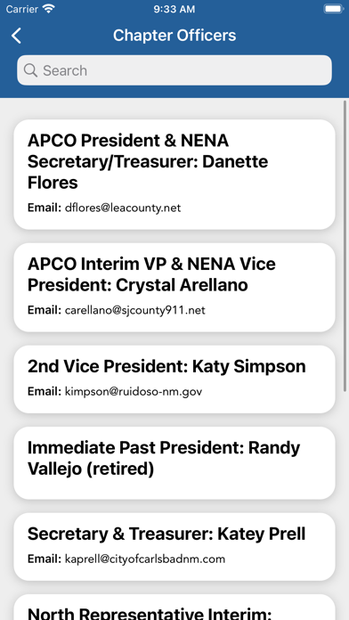New Mexico APCO/NENA Screenshot
