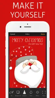 christmas card greetings maker iphone screenshot 2