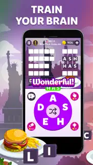 wordelicious - fun word puzzle iphone screenshot 4