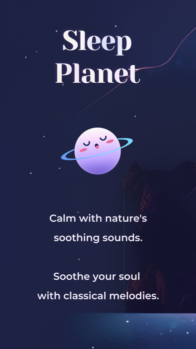 SleepPlanet: Music & Sounds Screenshot