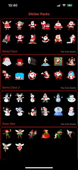 Game screenshot Christmas Stickers WA mod apk