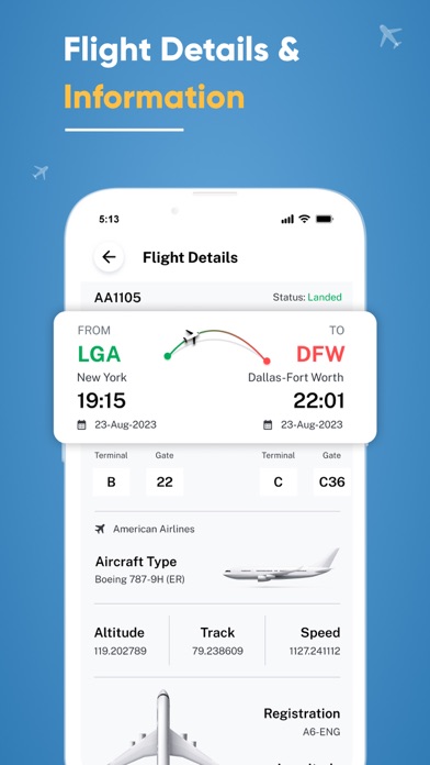 Flight Tracker, Flight Radar Screenshot