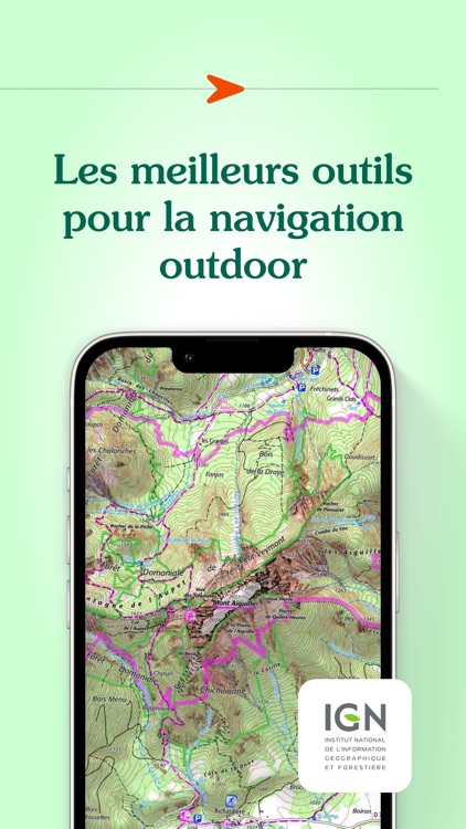 Iphigénie | The Hiking Map App