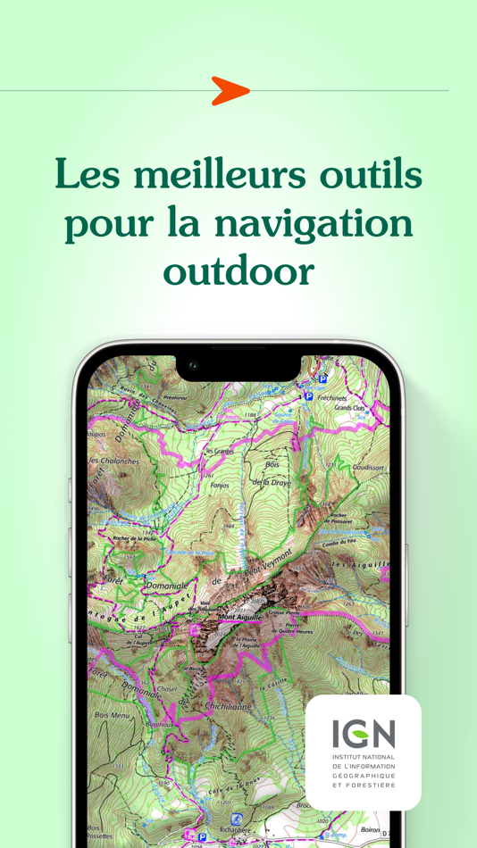 #2. Iphigénie | The Hiking Map App (iOS) By: Iphigenie
