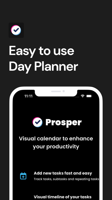 Prosper - Daily Planner, To-do Screenshot