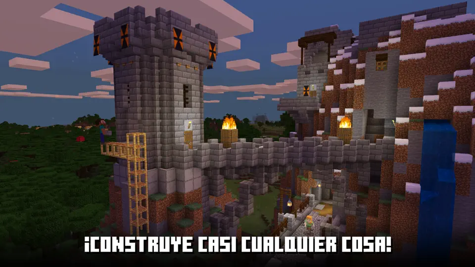 Captura de pantalla de Minecraft en iPhone 2