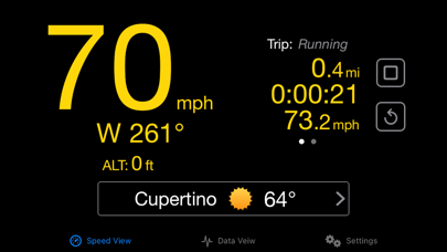 iSpeed Speedometer Screenshot