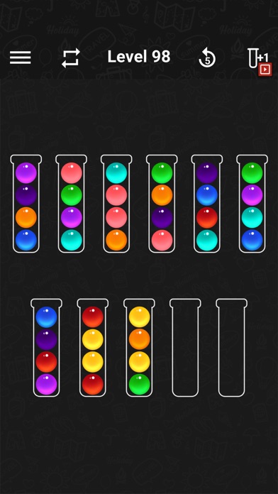 Ball Sort Color Water Puzzle Screenshot