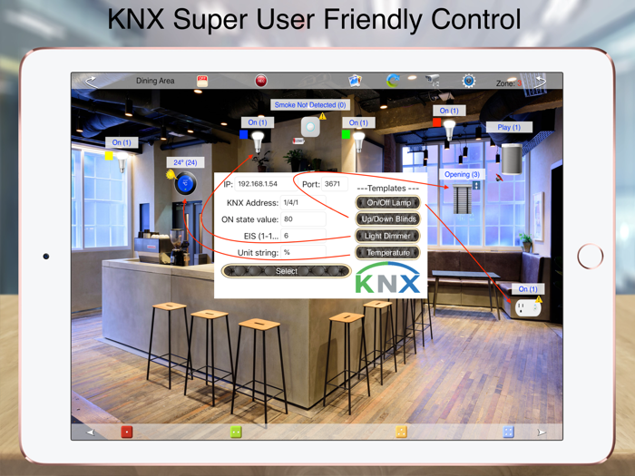 HOS Smart Home KNX EIB Live