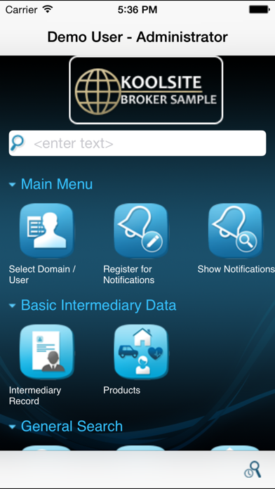 Koolsite Insurance Anywhere Screenshot