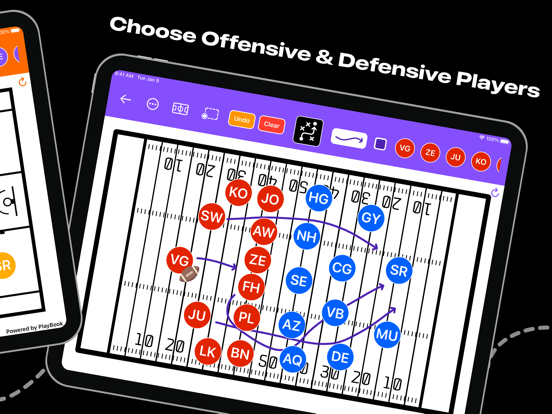 PlayBook - Coach Tactic Board iPad screenshot 2 - Sports app