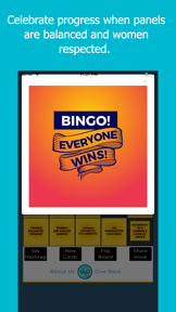 Gender Balance Bingo screenshot