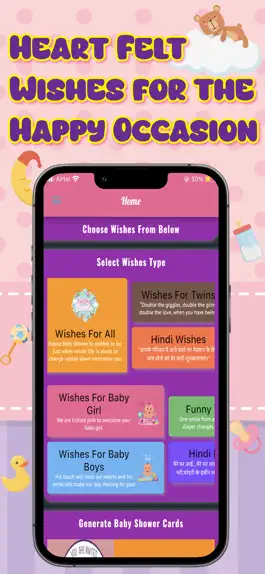 Game screenshot Baby Shower Invitation Wishes mod apk