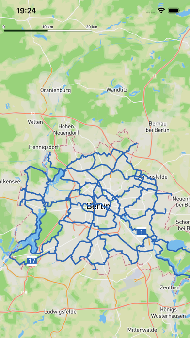 Berliner Wanderwege Screenshot