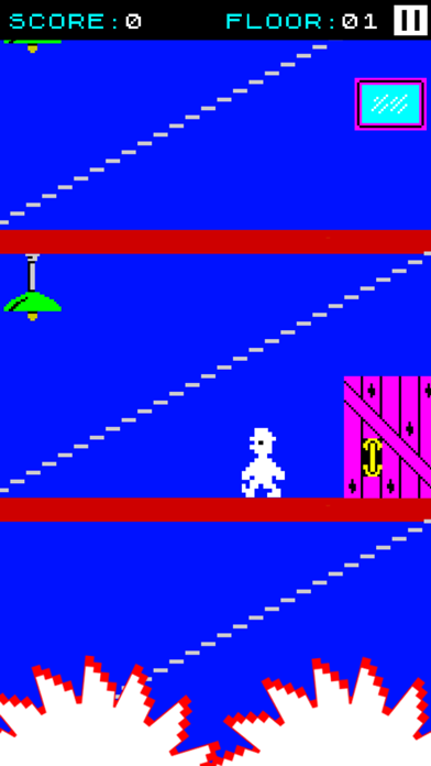 ZX Stairway Rush - Z80 classic Screenshot