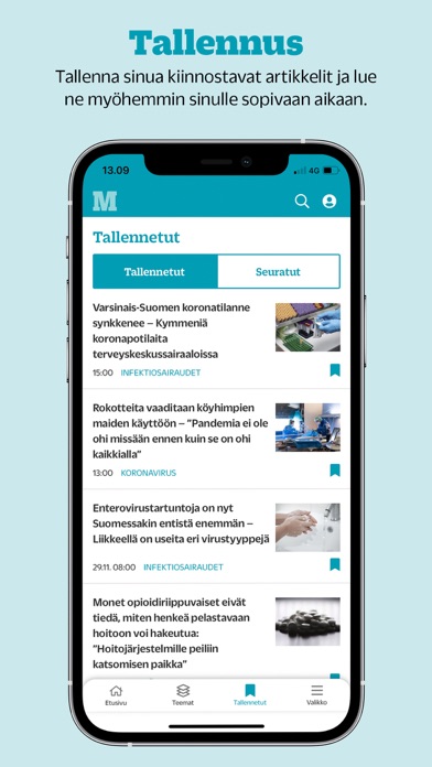 Mediuutiset Screenshot