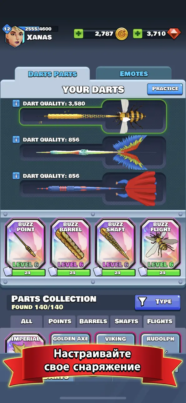 Darts Club iOS Mod IPA [ Debug Menu ] screenshot 3 - iOS game interface
