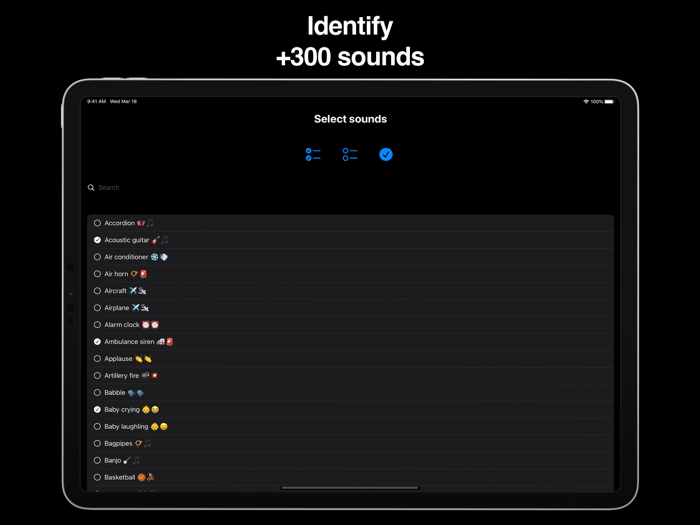 World Sounds detector