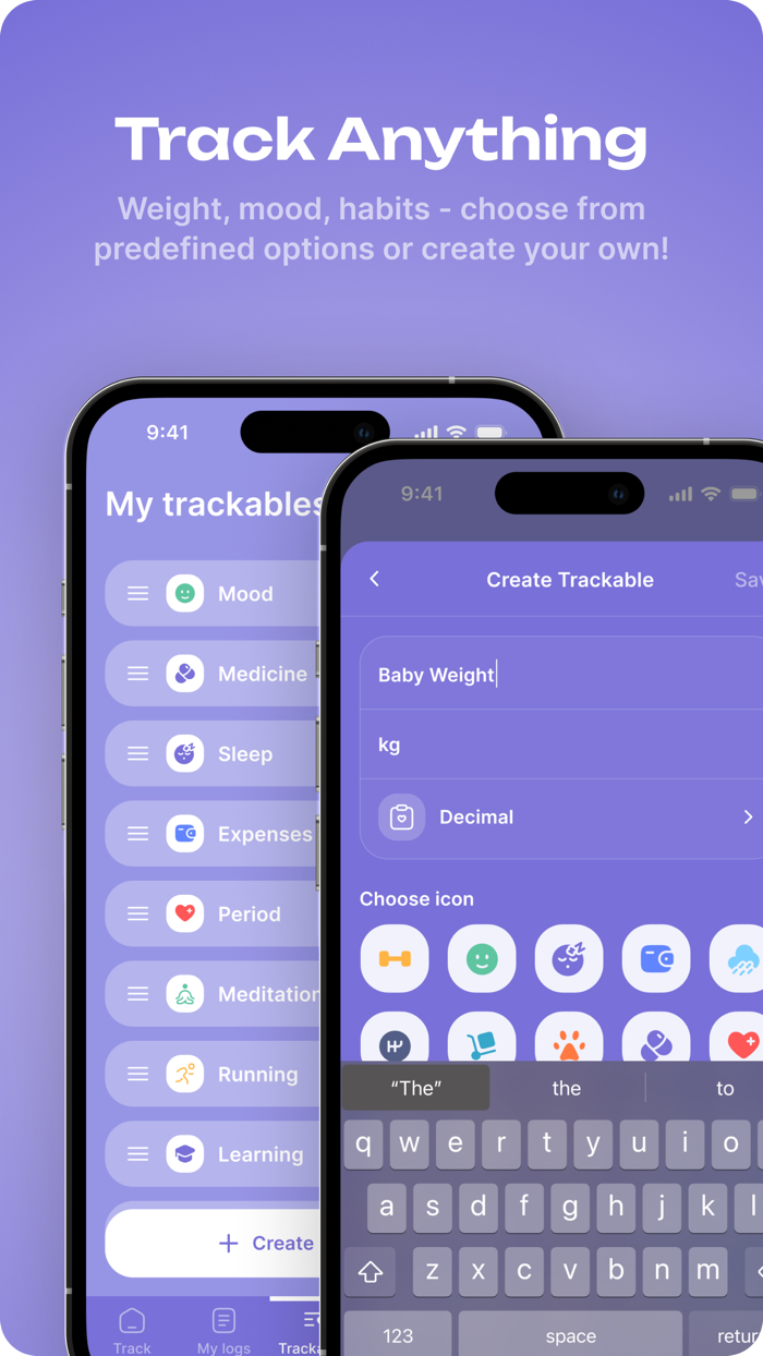 My Tracker App Habits and More