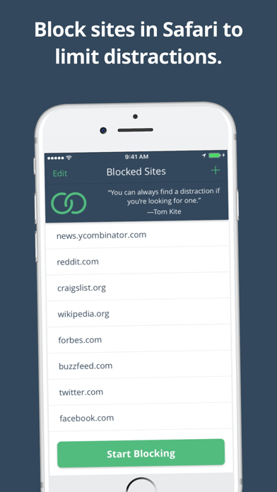 Liberate - Website Blocker Screenshot