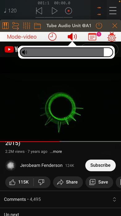 Tube Audio Unit Screenshot
