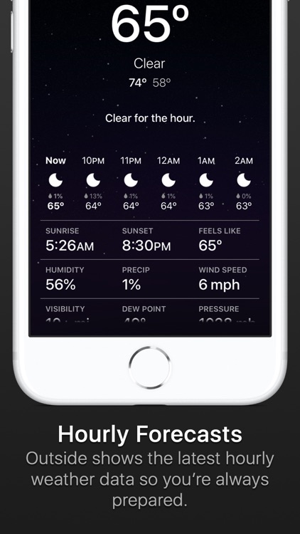 Outside - weather at a glance screenshot-1