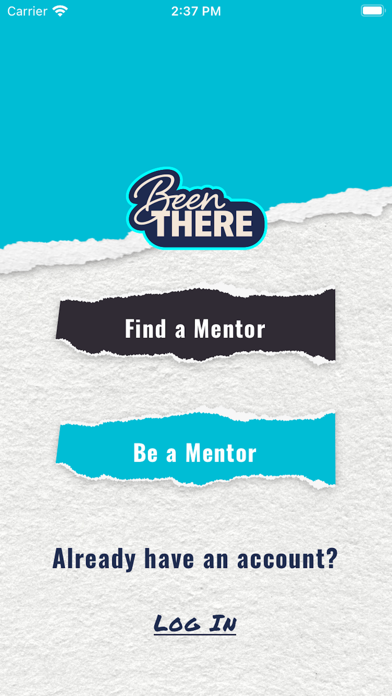 Been There - Mental Health App Screenshot