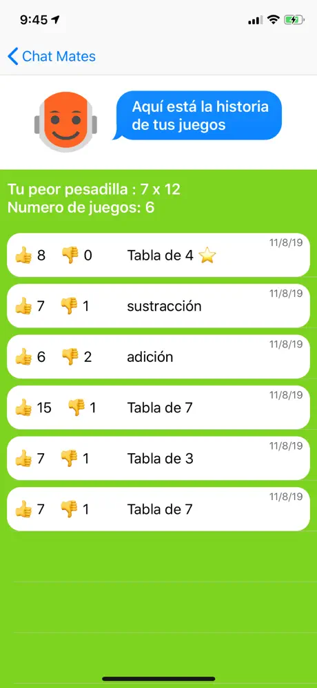 Mates Chat - mi robot profesor