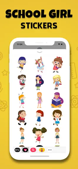 Game screenshot School Girls Stickers hack