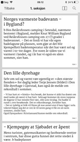 Agderposten eAvis screenshot